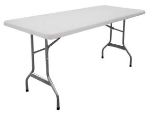 Τραπέζι Βαλίτσα Catering White 41-0102 152X76X74cm