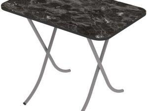 Τραπέζι Πτυσσόμενο Premium 840-122-017 90x60x70cm Black