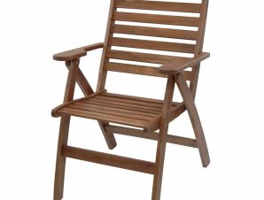 Καρέκλα Πτυσσόμενη Εξωτερικού Χώρου Με Μπράτσα Velco Red Shorea 187-4131